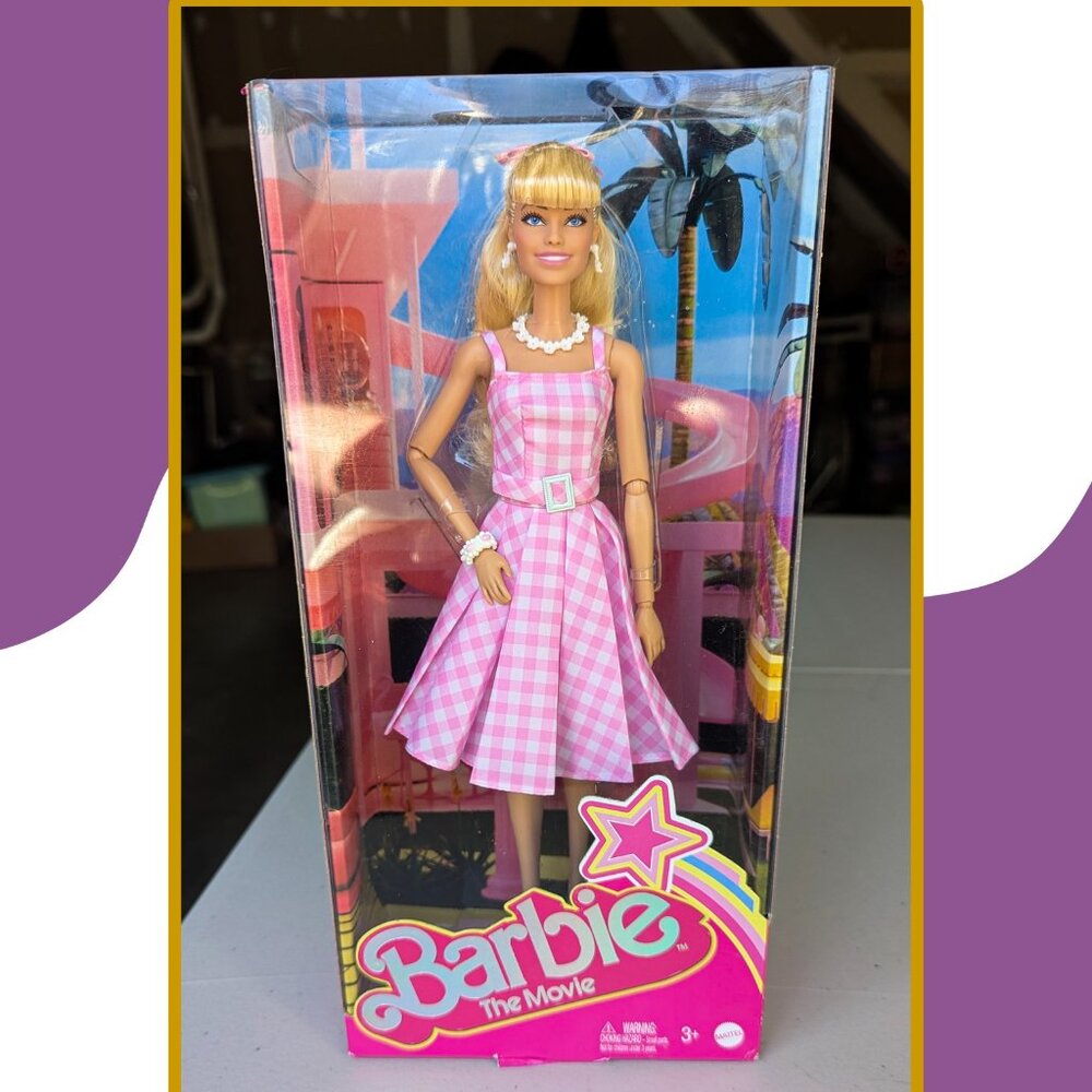 Barbie: The Movie Collectible Doll (Pink Gingham Outfit)